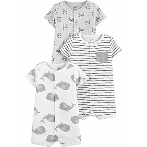 Simple Joys by Carter's unisex-baby 3-pack Snap-up Rompers