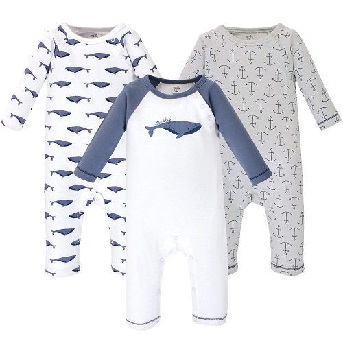 Touched by Nature Baby Girls' Organic Cotton Coveralls