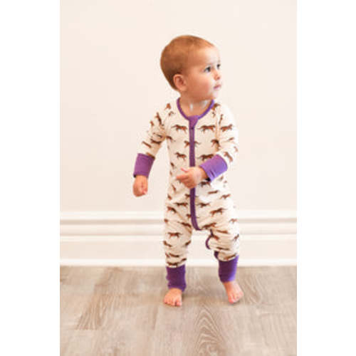 Zipper Baby Pajamas | Super Soft Viscose Bamboo | Tiger Print | Free Shipping >$75 – Southern Slumber