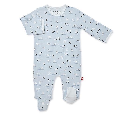 Magnetic Me Footie Pajamas Soft Modal Baby Sleepwear with Quick Magnetic Fastener | Boys and Girls Sleeper Preemie-24 Months