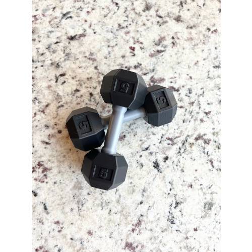 Baby RATTLE Dumbbell! Perfect for Fitness Lovers and Baby Gifts!