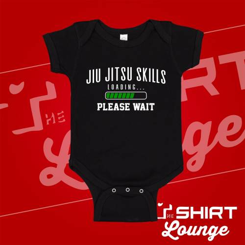 Jiu Jitsu Baby Bodysuit One Piece Toddler Shirt, Jiu-Jitsu Skills Loading, BJJ Baby Clothes, Cute Brazilian Jiu Jitsu Newborn Shower Gift