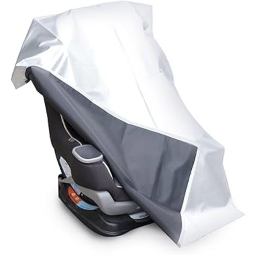 Car Seat Sun Shade Cover |Baby Car Seat Sun Shade Cover car seat cooler|Infant Car Seats Heat Protector | Keeps Your Toddler Baby Seat at a Cool Temperature| Baby Travel Accessories Grey