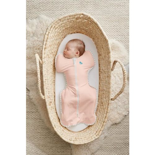 Love to Dream Swaddle, Baby Sleep Sack - Swaddle Up Self-Soothing Swaddles for Newborns, Snug Fit Helps Calm Startle Reflex, Lite 0.2 Tog Sleep Sack, 8-13 lbs, Pink