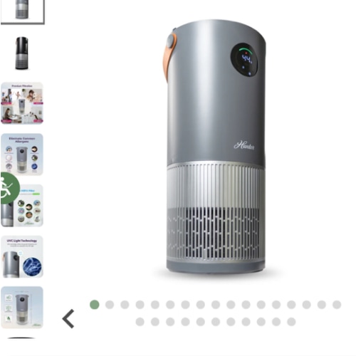 2-in-1 True HEPA Air Purifier & Humidifier HPH625