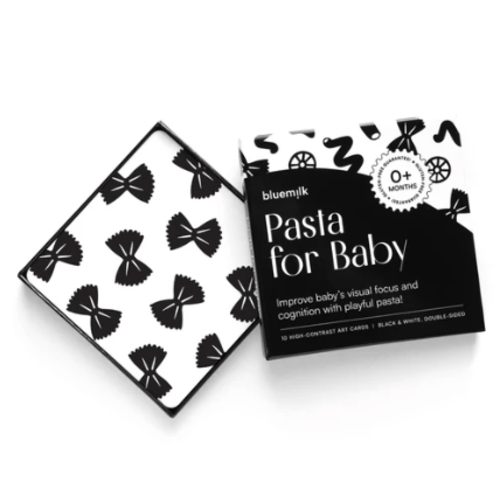 Pasta for Baby High-Contrast Art Cards – Chunky Deli