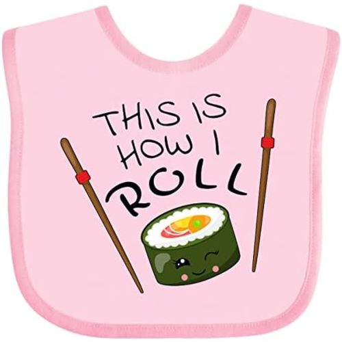 inktastic This Is How I Roll- Cute Sushi Baby Bib