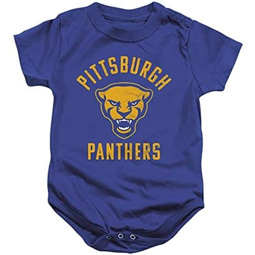 University of Pittsburgh Official Pitt Panthers Logo Unisex Infant Snap Suit for Baby