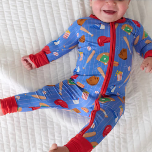 Blue All Stars Zippy - Little Sleepies