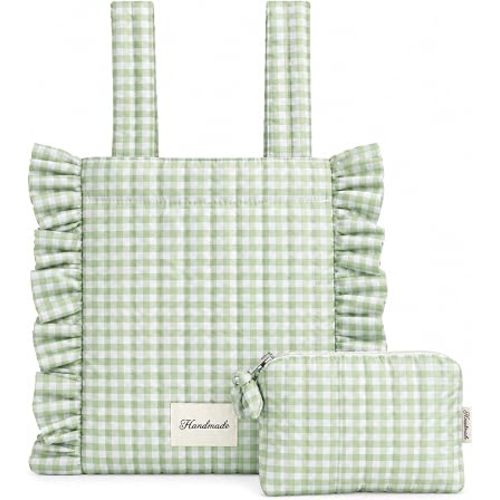 Abbylike Plaid Stroller Bag Stroller Organizer