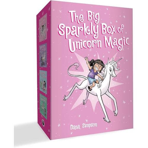 The Big Sparkly Box of Unicorn Magic: Phoebe and Her Unicorn Box Set Volume 1-4 Paperback – Oct. 24 2017