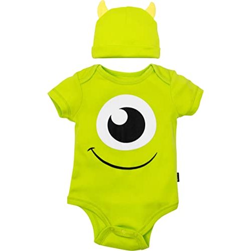 Disney Cosplay Baby Bodysuit & Hat Set Newborn to Infant Sizes
