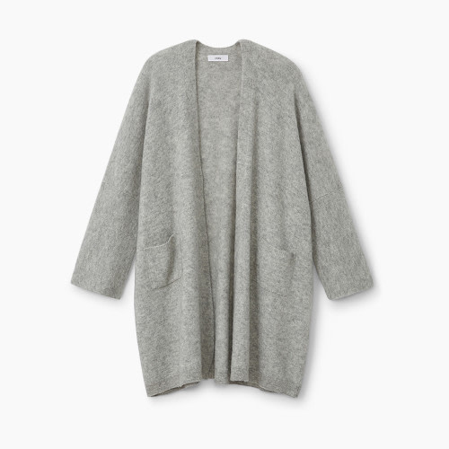 Storq Mama + BB Nursing Cardigan - Heather Gray, M/L