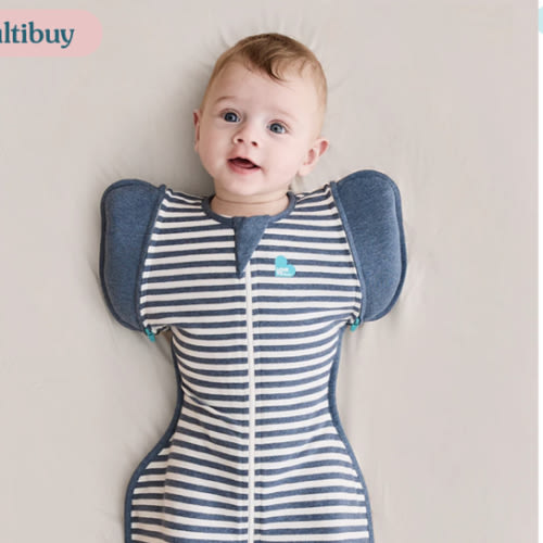 Swaddle Up™ Transition Bag 1.0 TOG Cotton Denim Stripe
