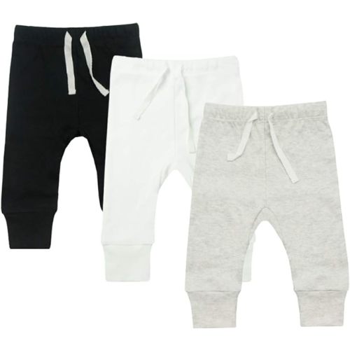 AIUI-HARNSBORN Baby Unisex 3-Pack Flexy Pants and Leggings