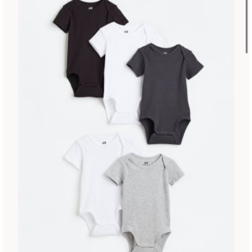 5-pack Cotton Bodysuits