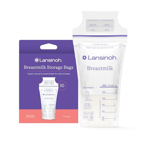 Lansinoh Breast Milk Storage Bags 1 pack of 50 count.