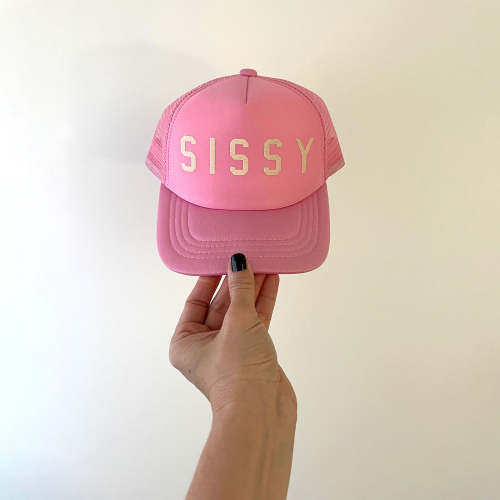 GIRLS SISSY® TRUCKER HAT - BUBBLEGUM