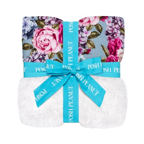 Posh Peanut Super Soft Baby Blankets for Boys, Girls & Newborns - Plush Patoo Stroller Blanket in Viscose from Bamboo (40" x 40") Lacey