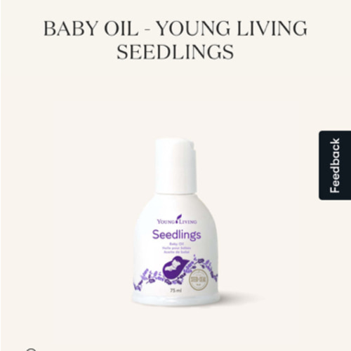 Young Living- Baby Oil - Young Living Seedlings