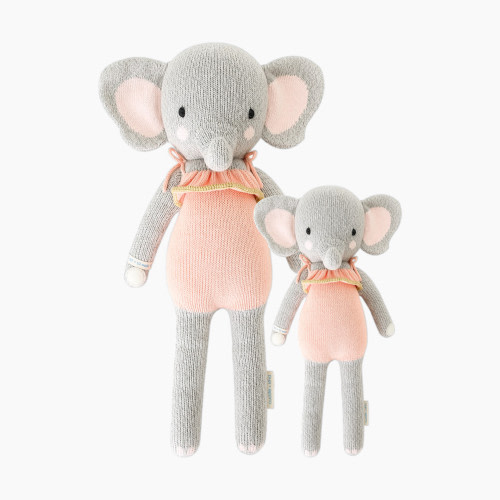 cuddle+kind Hand-Knit Doll - Eloise The Elephant, Little 13"