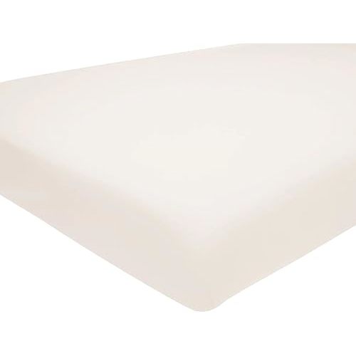 Kyte Baby Soft Crib Sheet - Standard Fitted Crib Sheet Made with Rayon from Bamboo, Ultra-Gentle and Breathable (Oat)