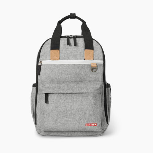 Skip Hop Duo Diaper Backpack - Grey Melange