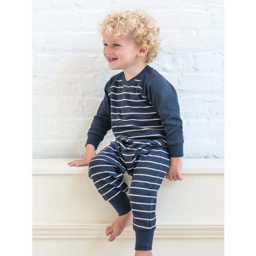 Kade Stripe / Navy / 6-12M