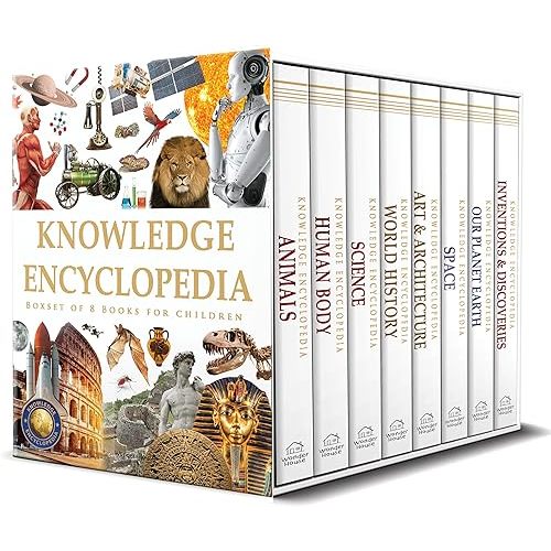Knowledge Encyclopedia: Boxset of 8 Books (Knowledge Encyclopedia For Children) Paperback – January 30, 2023