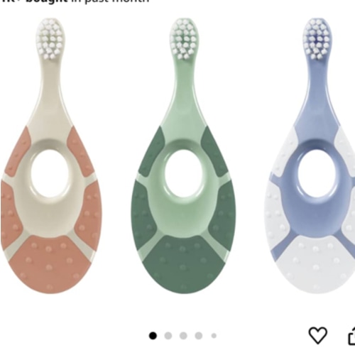 Jordan* ® | Step 1 Green Clean Toddler Toothbrush | Pack 3 Units
