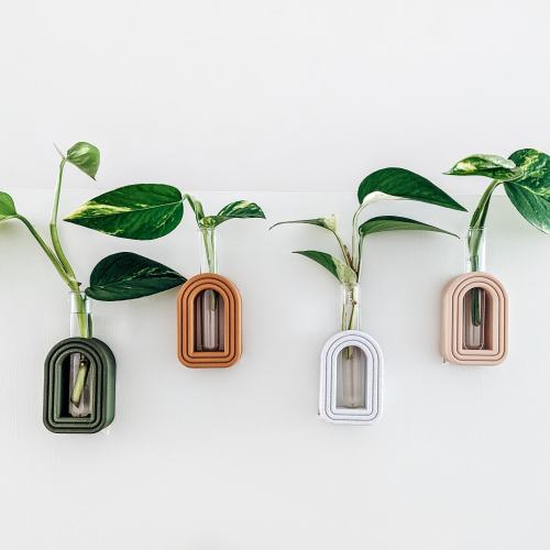 Arched Propagation Vases, Plant and Flower Vases, Wall Planter, Propagation Station, Home Decor, Wall Decor | Poethan