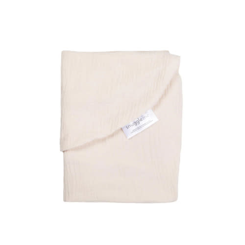 Snuggle Me Lounger Curve Muslin Cover | Natural