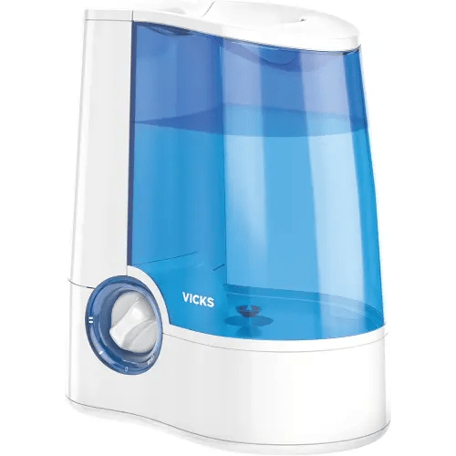 Vicks Warm Mist Humidifier - Air Humidifier for Bedroom, Home & Large Room, Baby, Kids and Adults Soothing Steam Vaporizer for Cough, Congestion, Allergies & Dry Air, VapoSteam Compatible