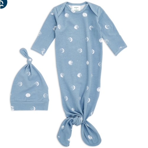 Blue Baby Gown + Hat Gift Set | Comfort Knit | aden + anais