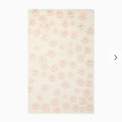 Kids Daisy Meadow Shag Rug