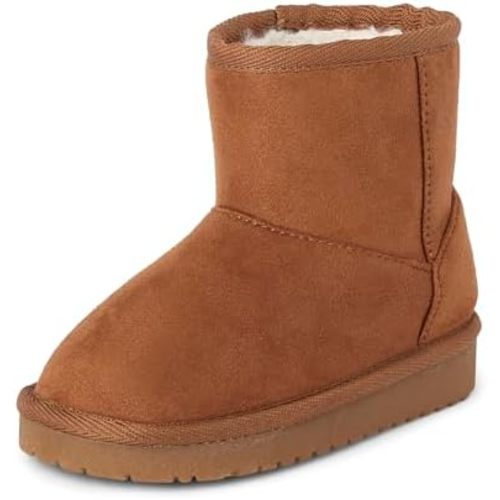 The Children's Place baby girls Classic Ankle Boots, Faux Fur Lined
