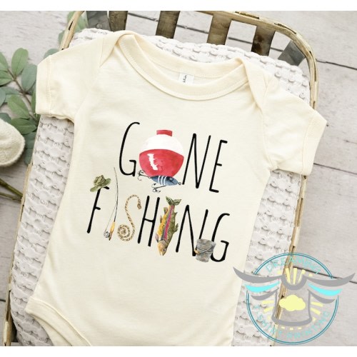 Gone Fishing Onesie® Fishing Buddy Gone Fishin' Onesie® - Etsy