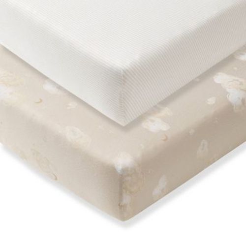 Burt's Bees Baby® 2pk Good Night Sky Crib Sheets - Limestone