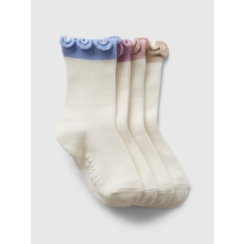Baby & Toddler Ruffle Crew Socks (4-Pack)