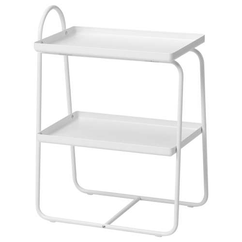 HATTÅSEN Bedside table/shelf unit - white