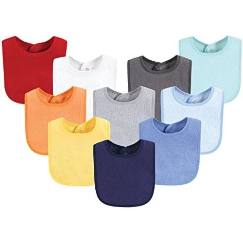 Hudson Baby Unisex BabyDrooler Bib with Waterproof Lining