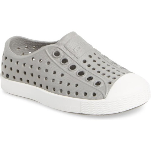 Baby, Walker, Toddler & Little Kid Kids' Jefferson Water Friendly Slip-On Sneaker, 5 M, Pigeon Grey/ Shell White