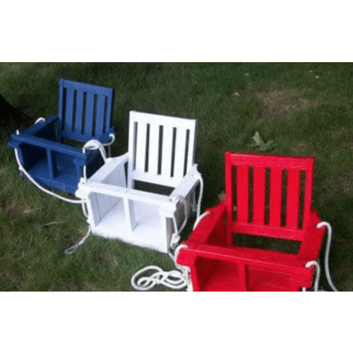 Child Swing Company Mission Wooden Outdoor Chair Swing