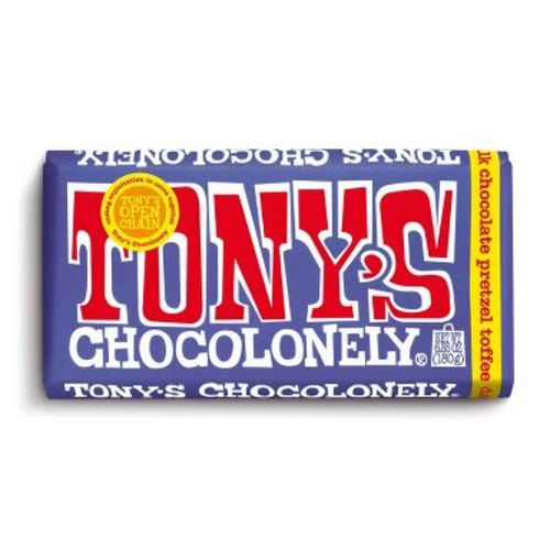 Tony's Pretzel and Toffee Milk Chocolate Candy Bar - 6.35oz