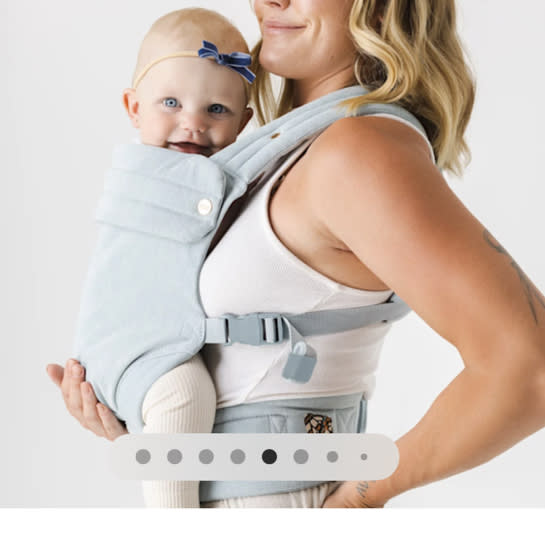 The Monarch Baby Carrier - Dream Wash Denim (PREORDER - Estimated deli – Mabē