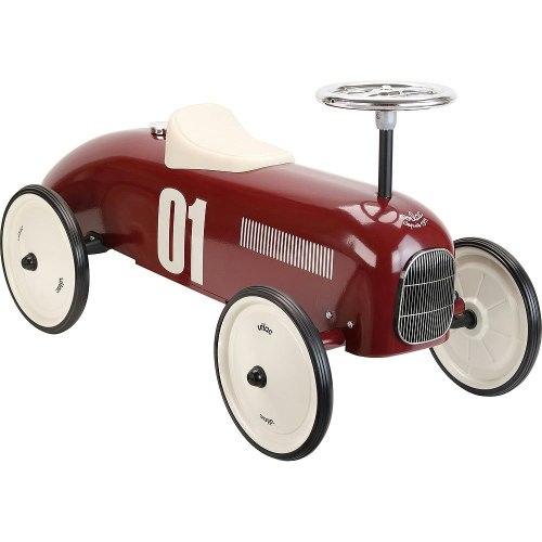 Vilac - Voiture Porteur Enfant En Métal Bordeaux