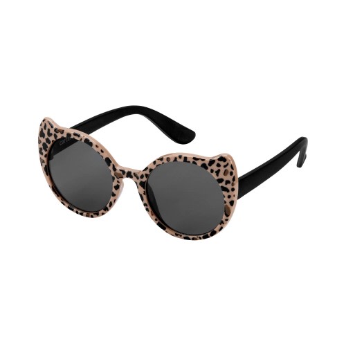 Baby Leopard Cat Eye Sunglasses - 0-3T - Style,Brown