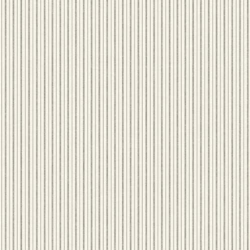 Magnolia Home French Ticking Wallpaper - Charcoal Black