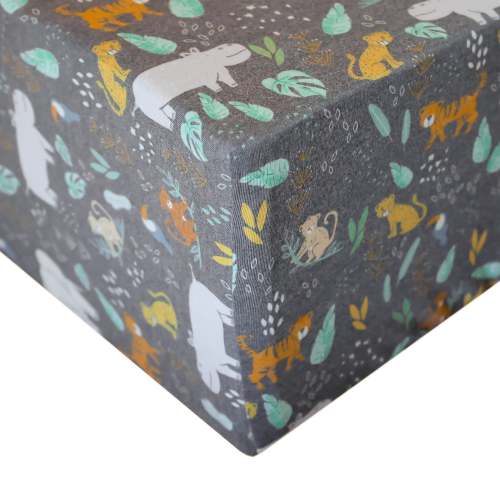Premium Knit Fitted Crib Sheet - Bengal