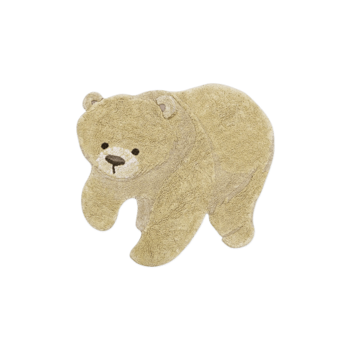 WASHABLE ANIMAL COTTON RUG BEAR